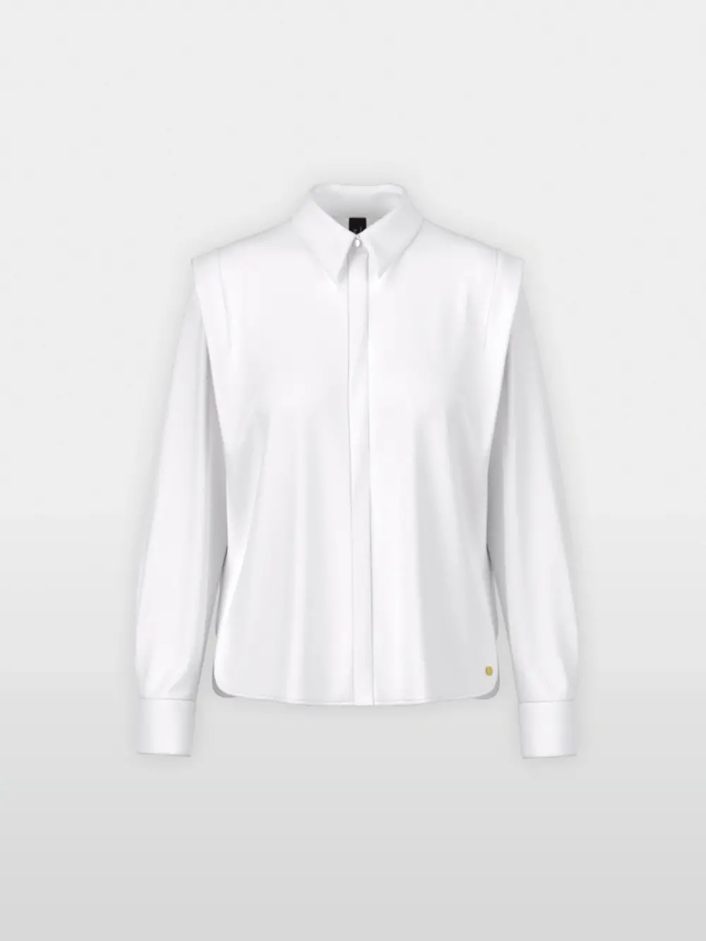 Blouse in lightweight stretch cotton