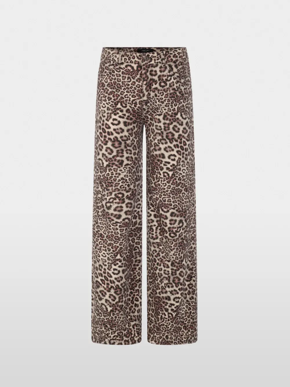 WARRI jeans with leopard print