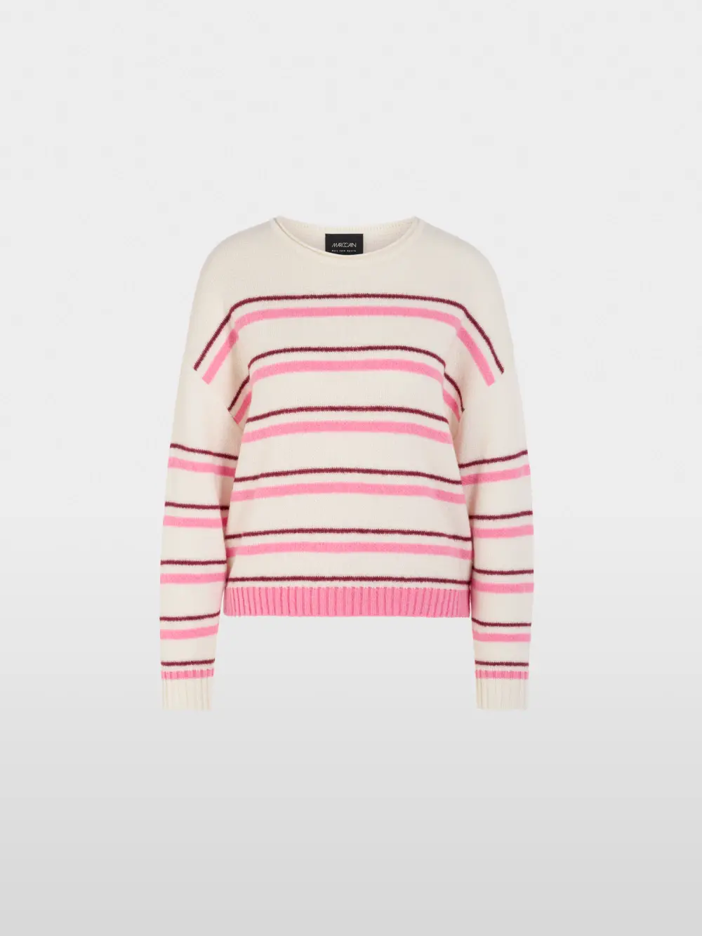 ‘Knitted in Germany’ striped jumper