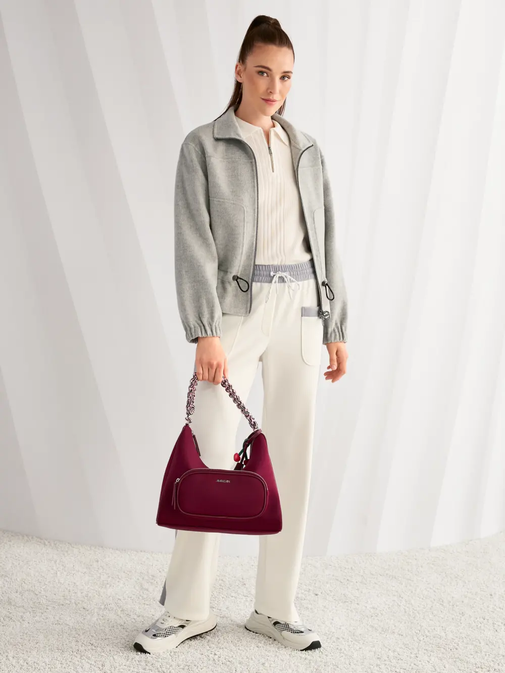 ‘Rethink Together’ knitted polo shirt