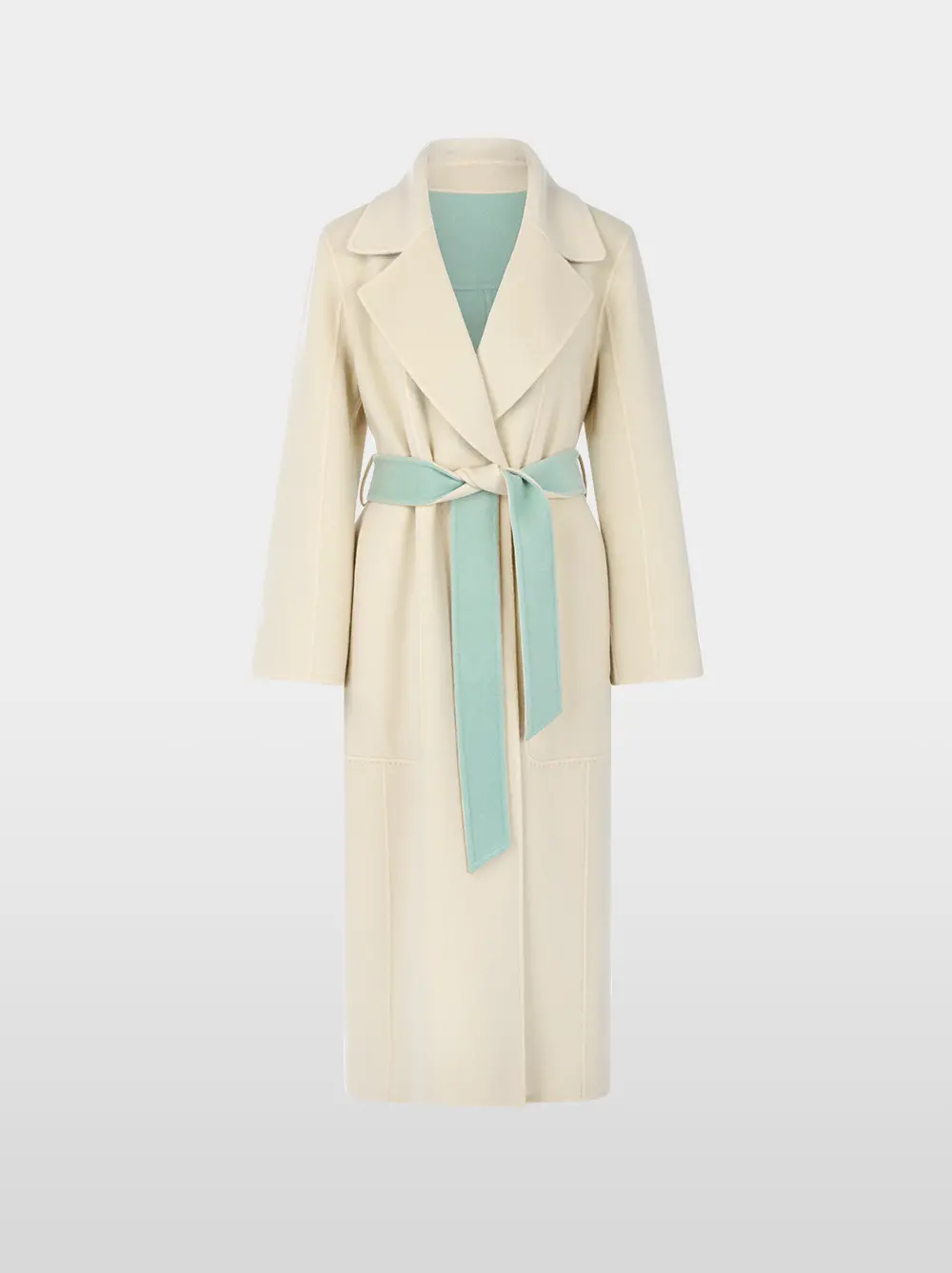 Luxurious reversible wool coat