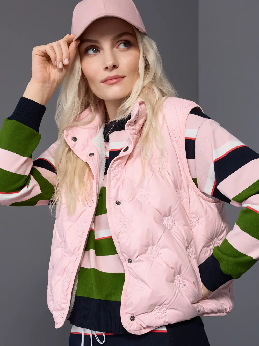 Reversible quilted jacket