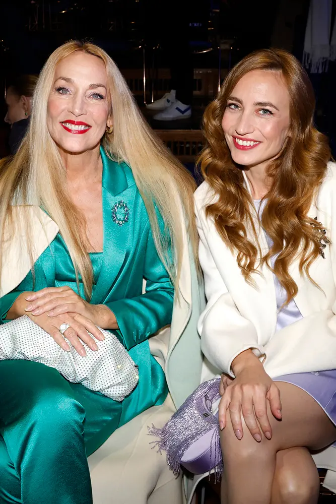 Jerry Hall & Elizabeth Jagger