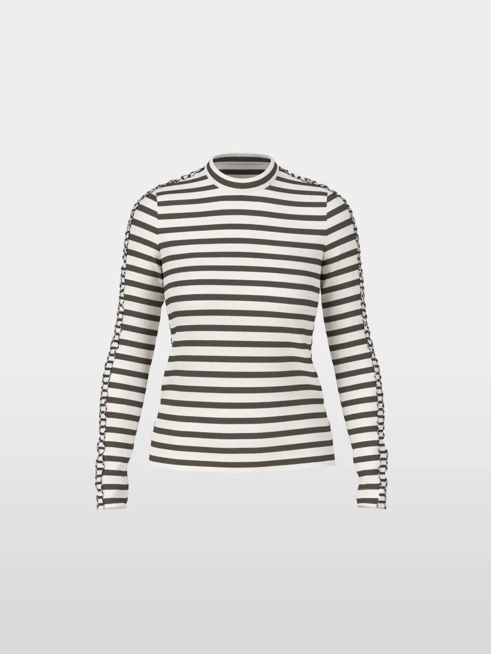 T-shirt à rayures maritimes