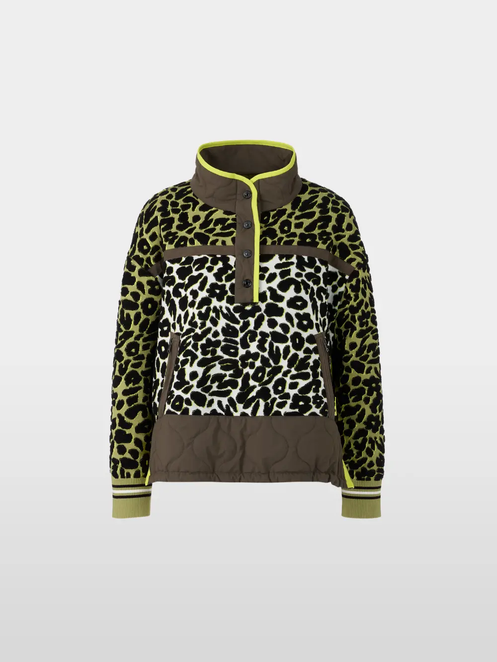 Pull trekking en maille effet 3D