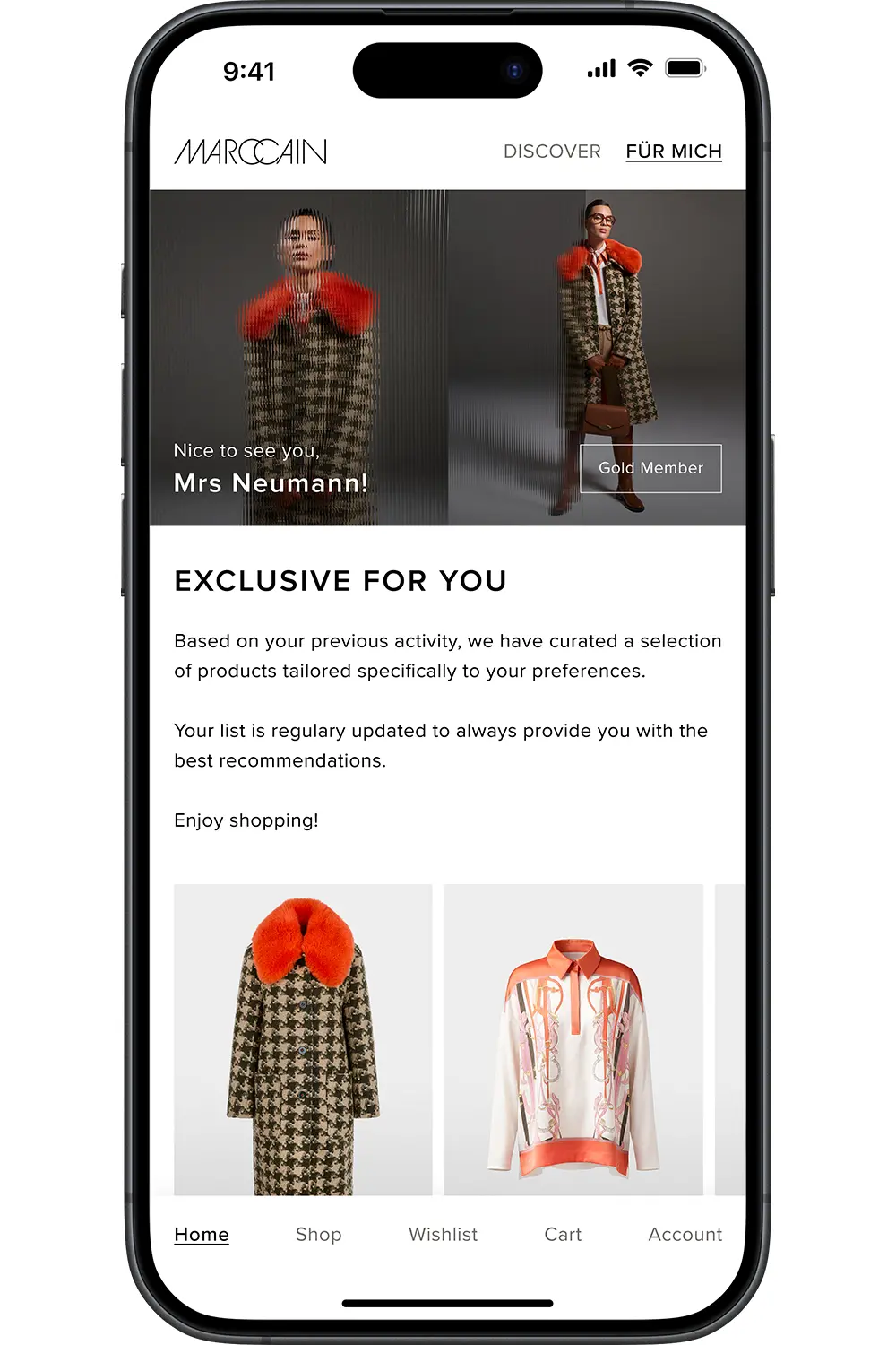 PERSONALISED SELECTION