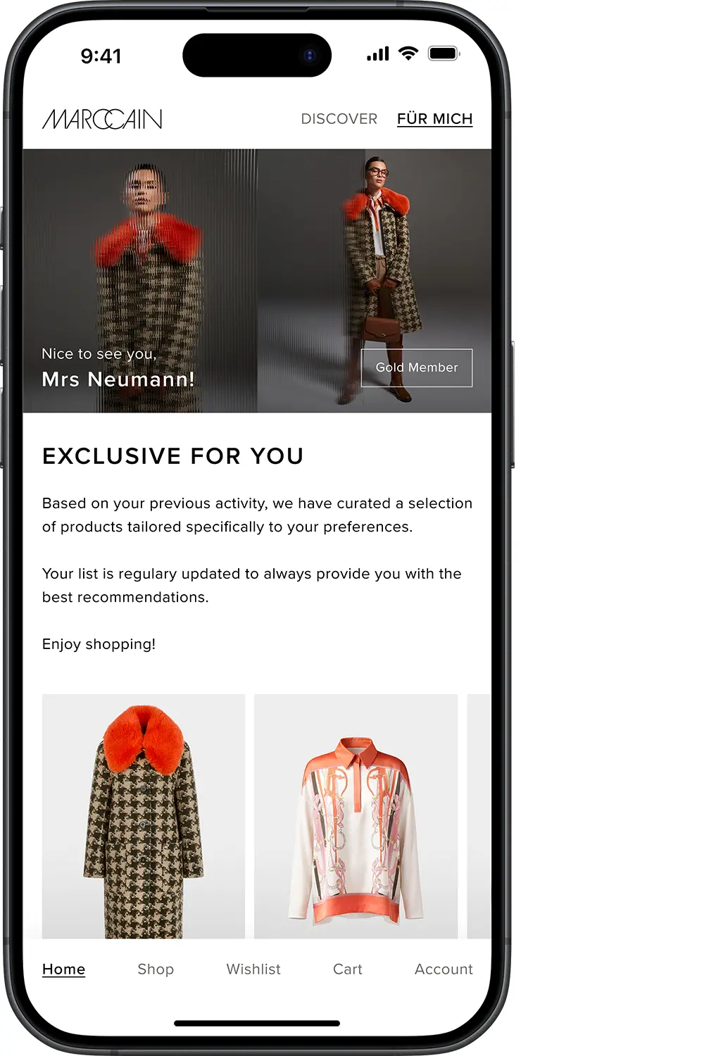 PERSONALISED SELECTION
