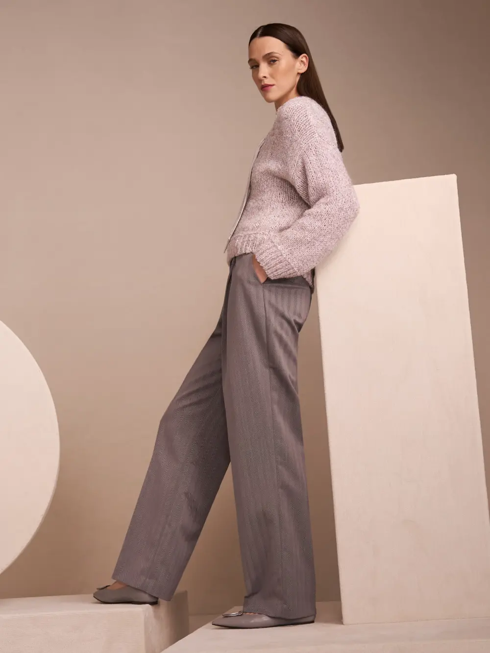 Broek met hoge taille WASCO “Rethink Together”