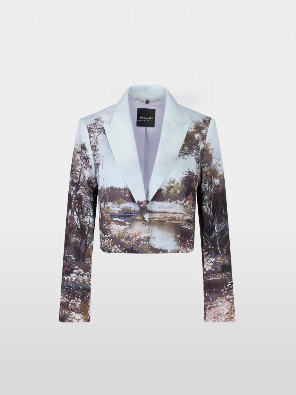Oversized jas met manchetten
