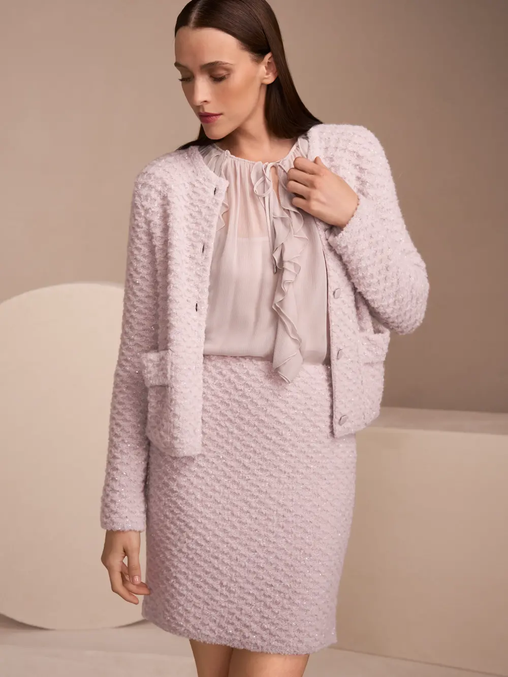 Figuuraccentuerende rok Knitted in Germany