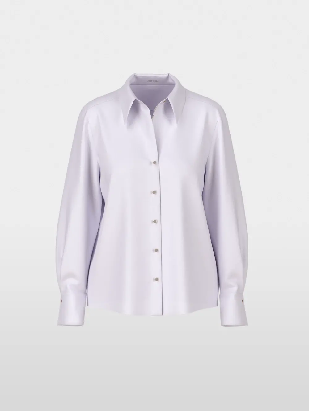 Glanzende zijden blouse