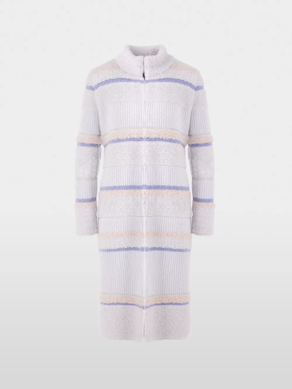 Lange gebreide jas, Knitted in Germany