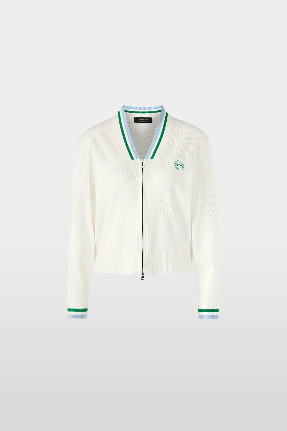 Cardigan with ajour pattern