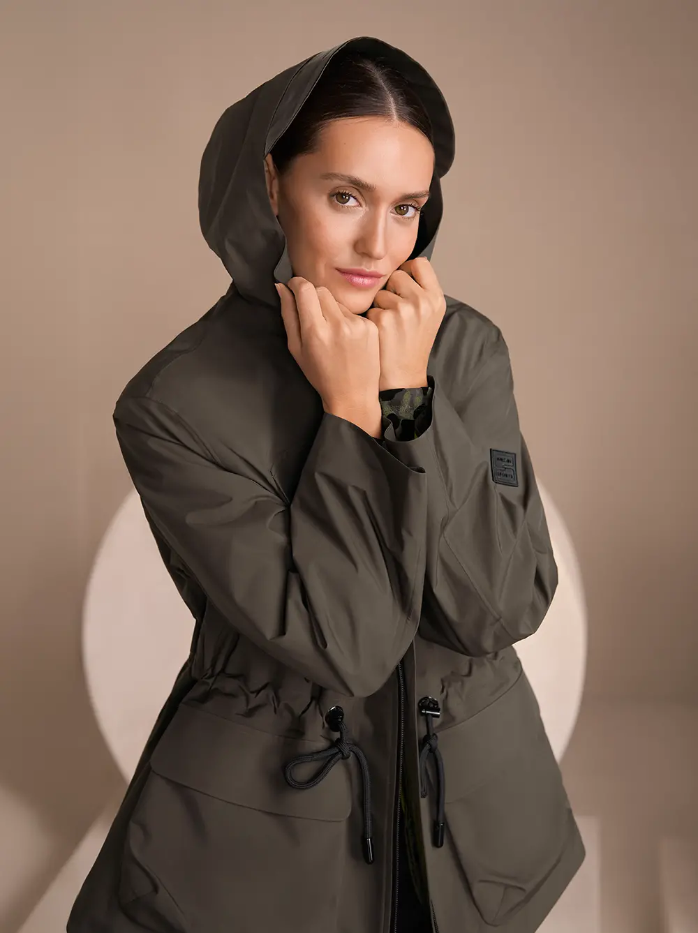 Outdoorjacke in Olive drab