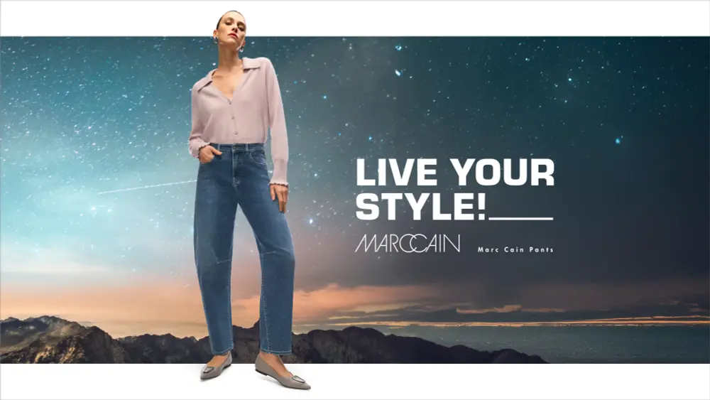 Relaxed Fit, High Waist Jeans