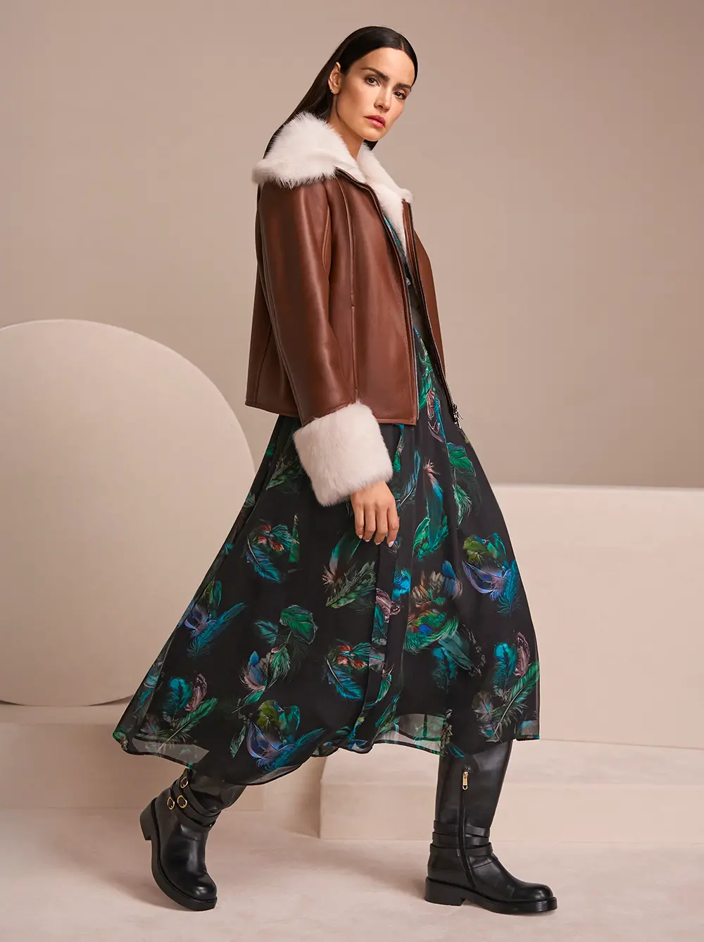 Marc Cain Collections Mystic Plumage Look 3