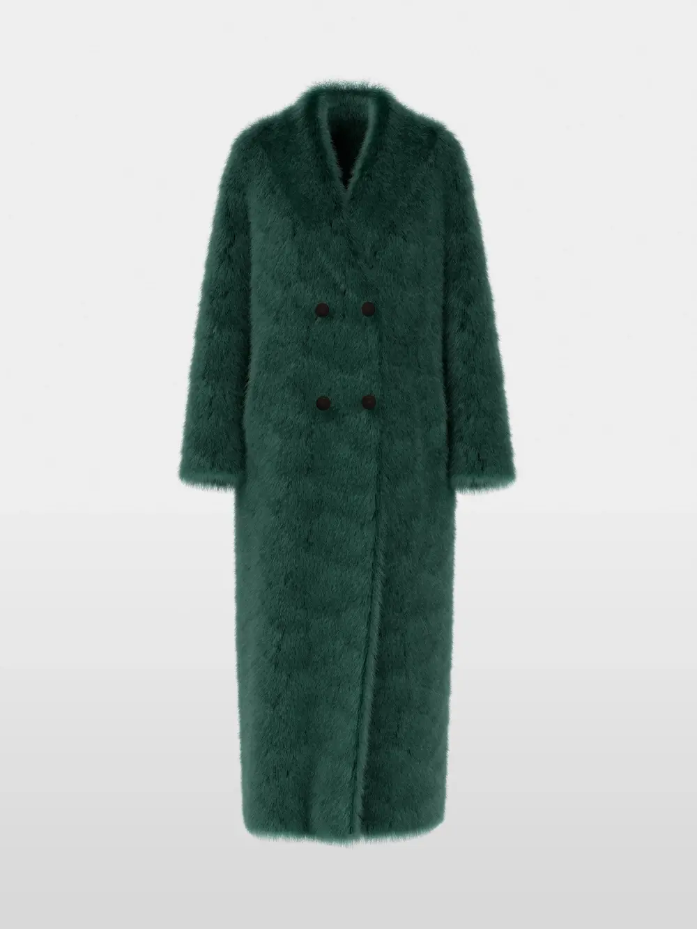 Langer Fake Fur-Mantel