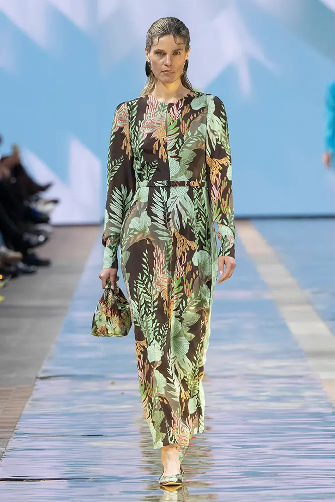 Robe à imprimé floral