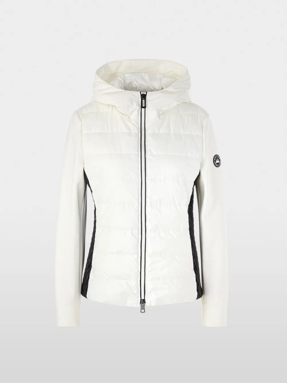 Jacke mit Fake-Daune und Kapuze