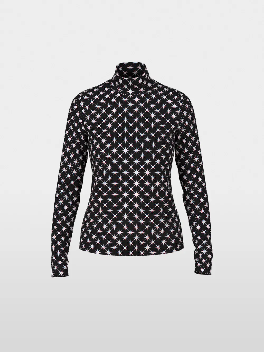 Langarmshirt mit Snowstar-Print