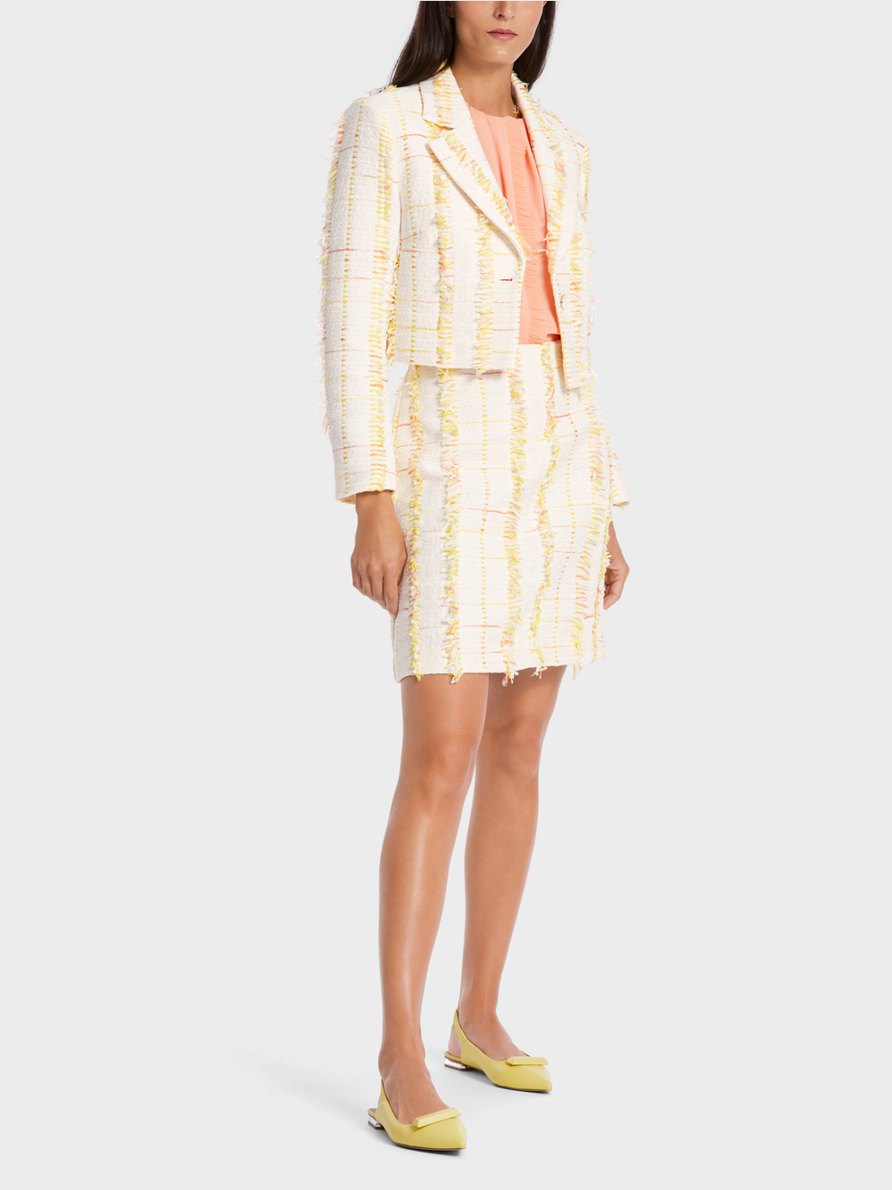 Marc Cain Collections Soft Draped Blazer In Warm Rose XC 34.38 W84 Col 213