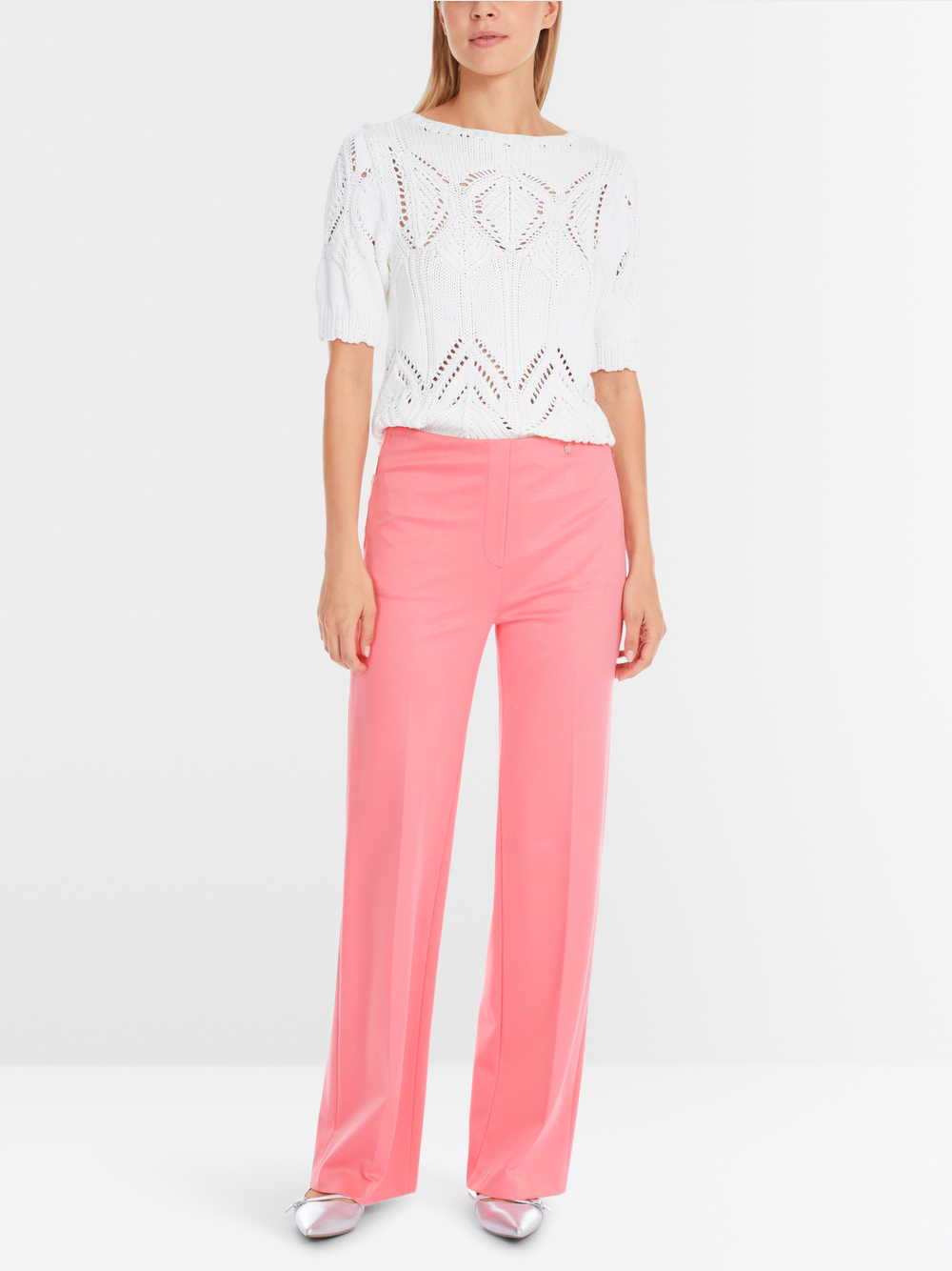 Marc Cain Track Pant w/ Side Stitch in Black
