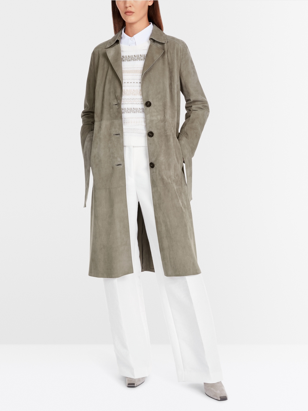 マークケイン　アウター Marc Cain Faux Fur Short Jacket – BLU'S