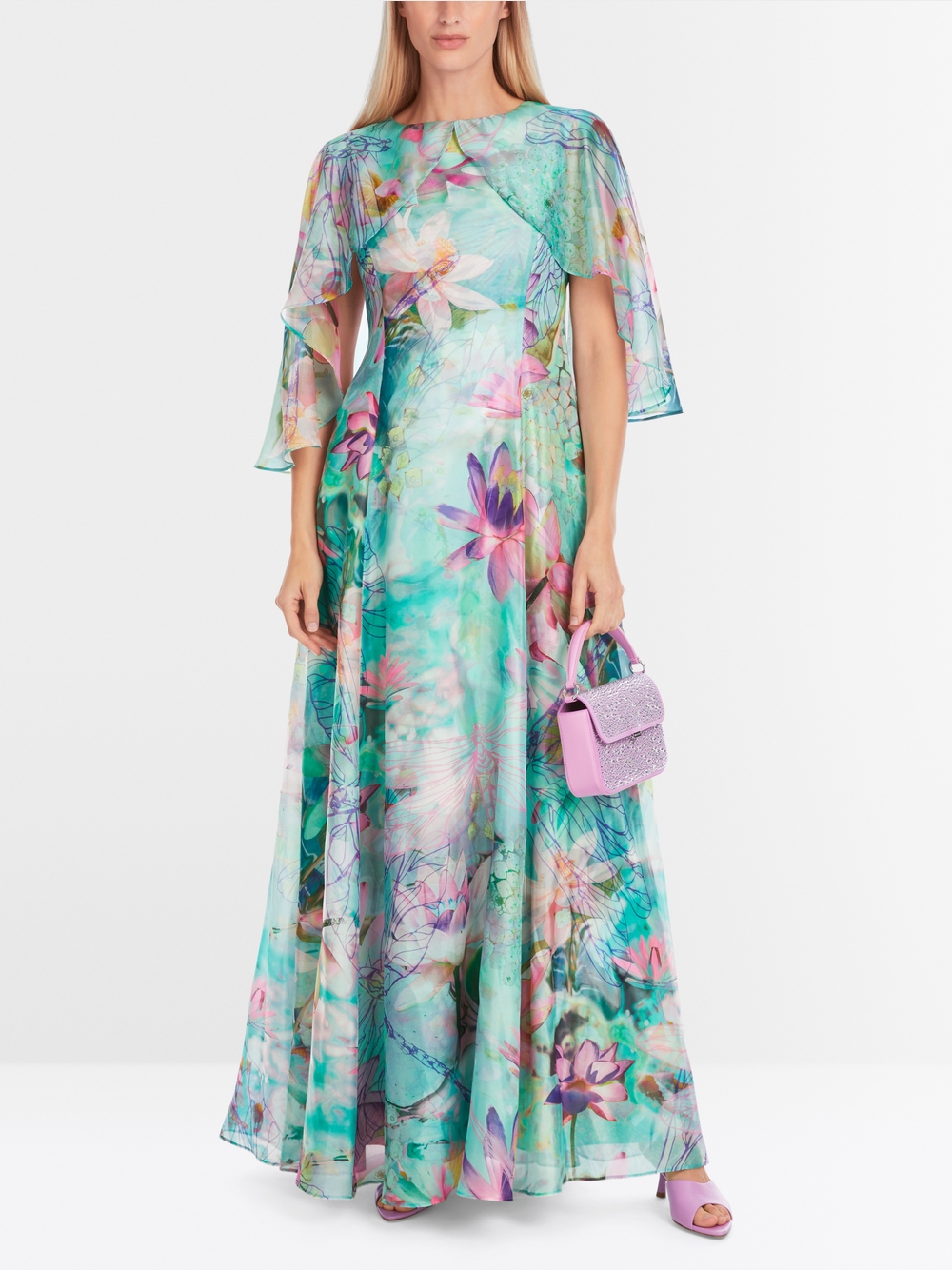 Marc Cain Collections Mahogany Maxi Dress RC 21.19 W19 COL 488 main image 1