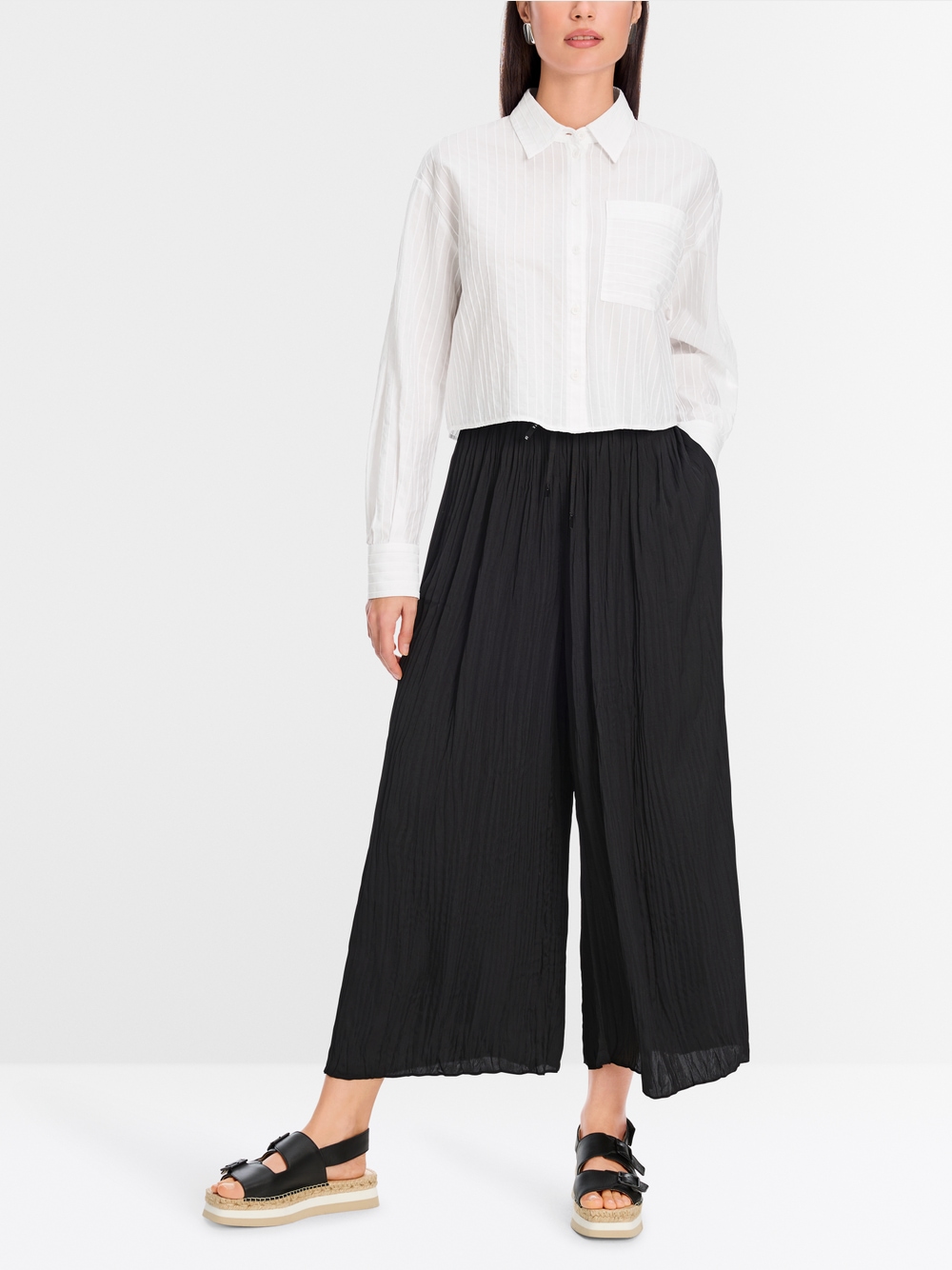 Marc Cain Sports Women's WOLIN Rethink Together Pleated Trousers YS 81.56 W39 Col 900