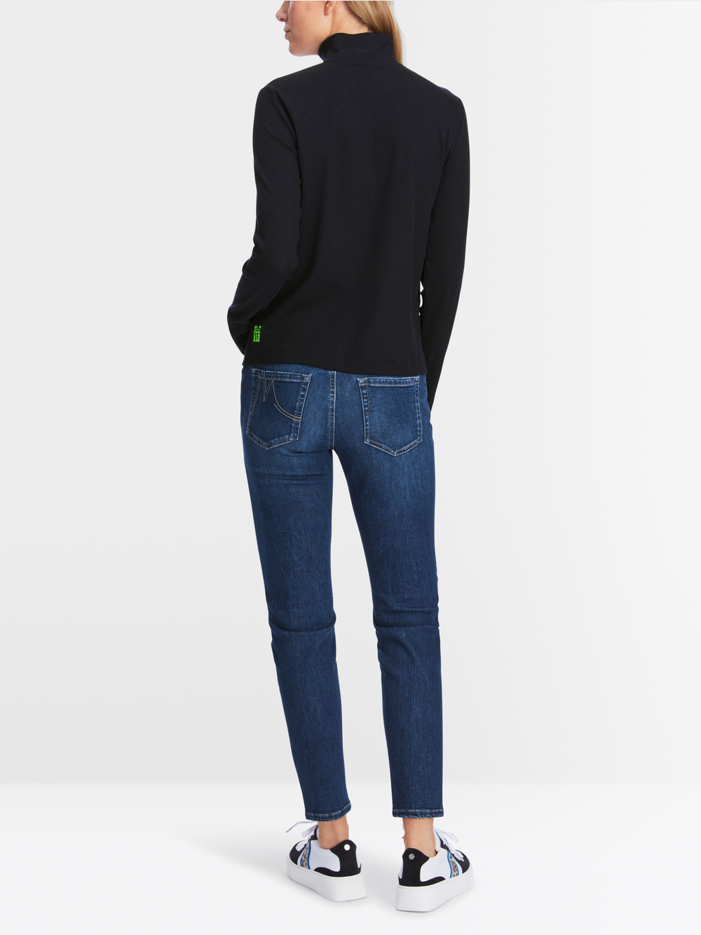 Longsleeve mit Zippverschluss | marc-cain.com/de