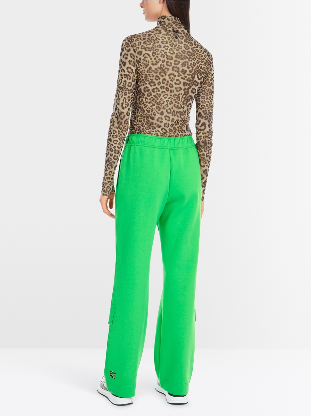 Leopard long sleeve in mesh