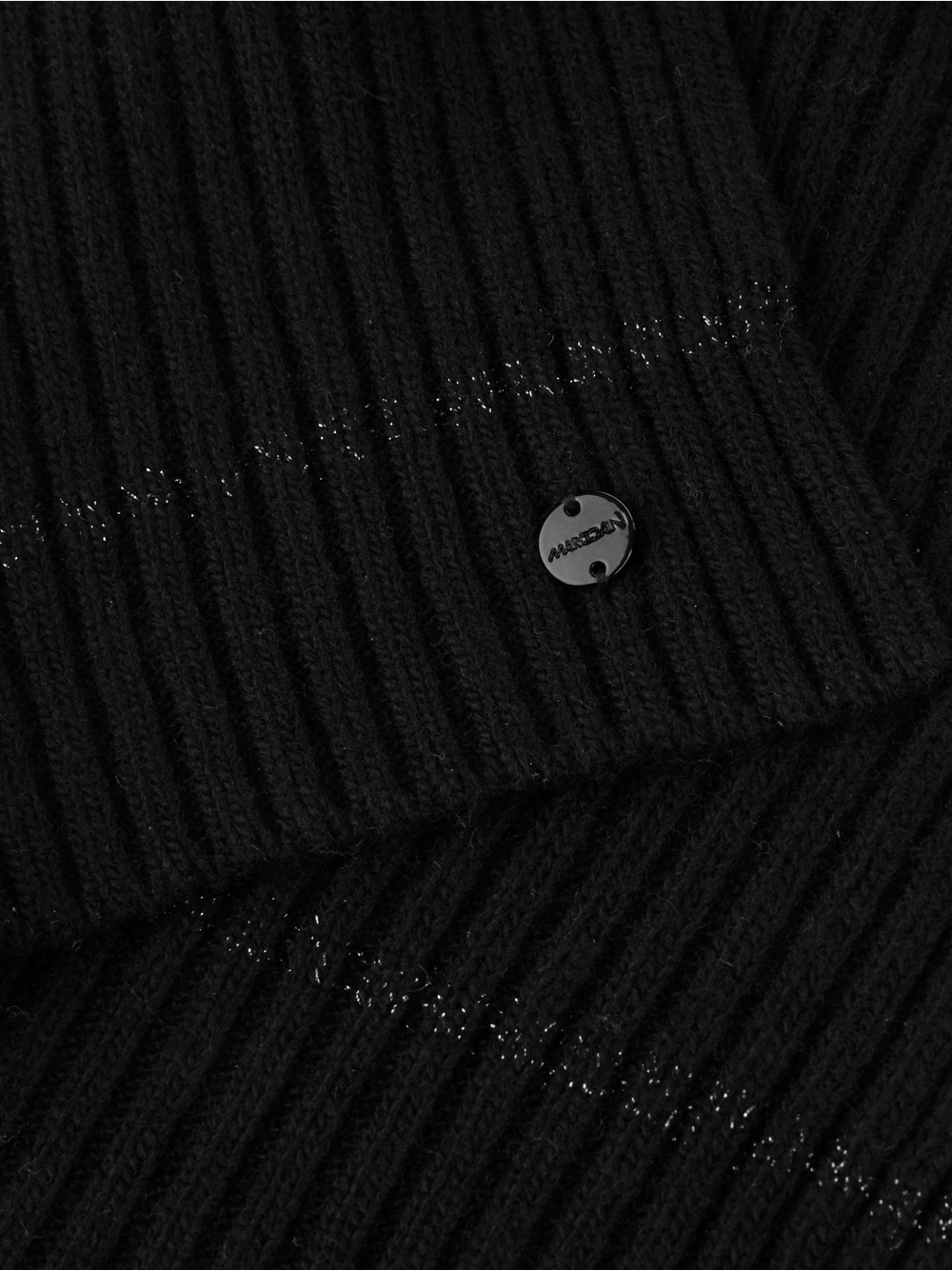 Rib knit scarf | marc-cain.com/en