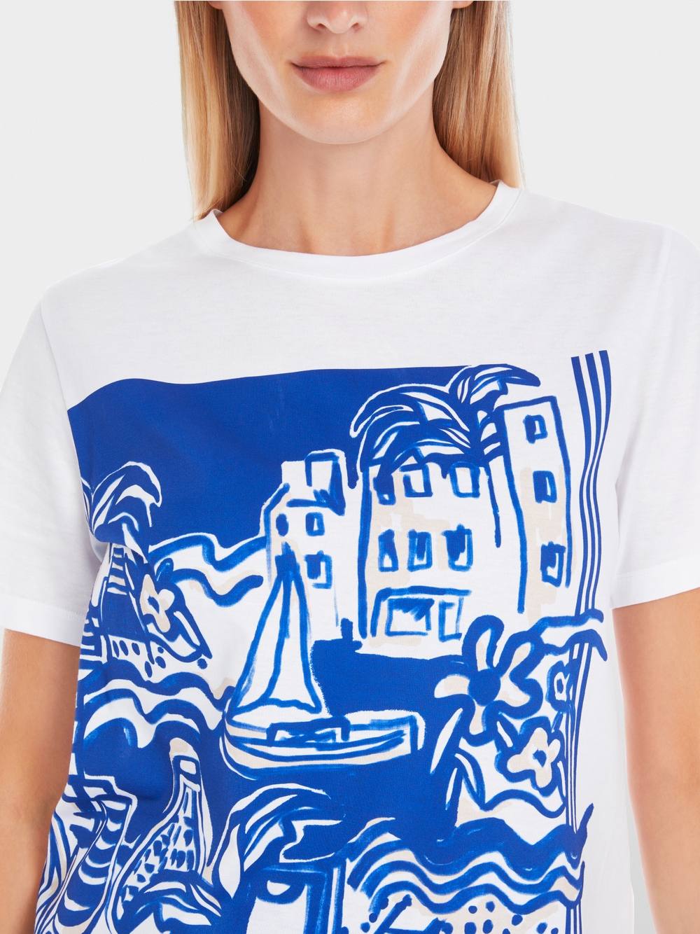 売れ筋商品|||マーク ケイン Tシャツ レディース トップス Print T-shirt - white マーク ケイン Tシャツ レディース トップス Print T-shirt