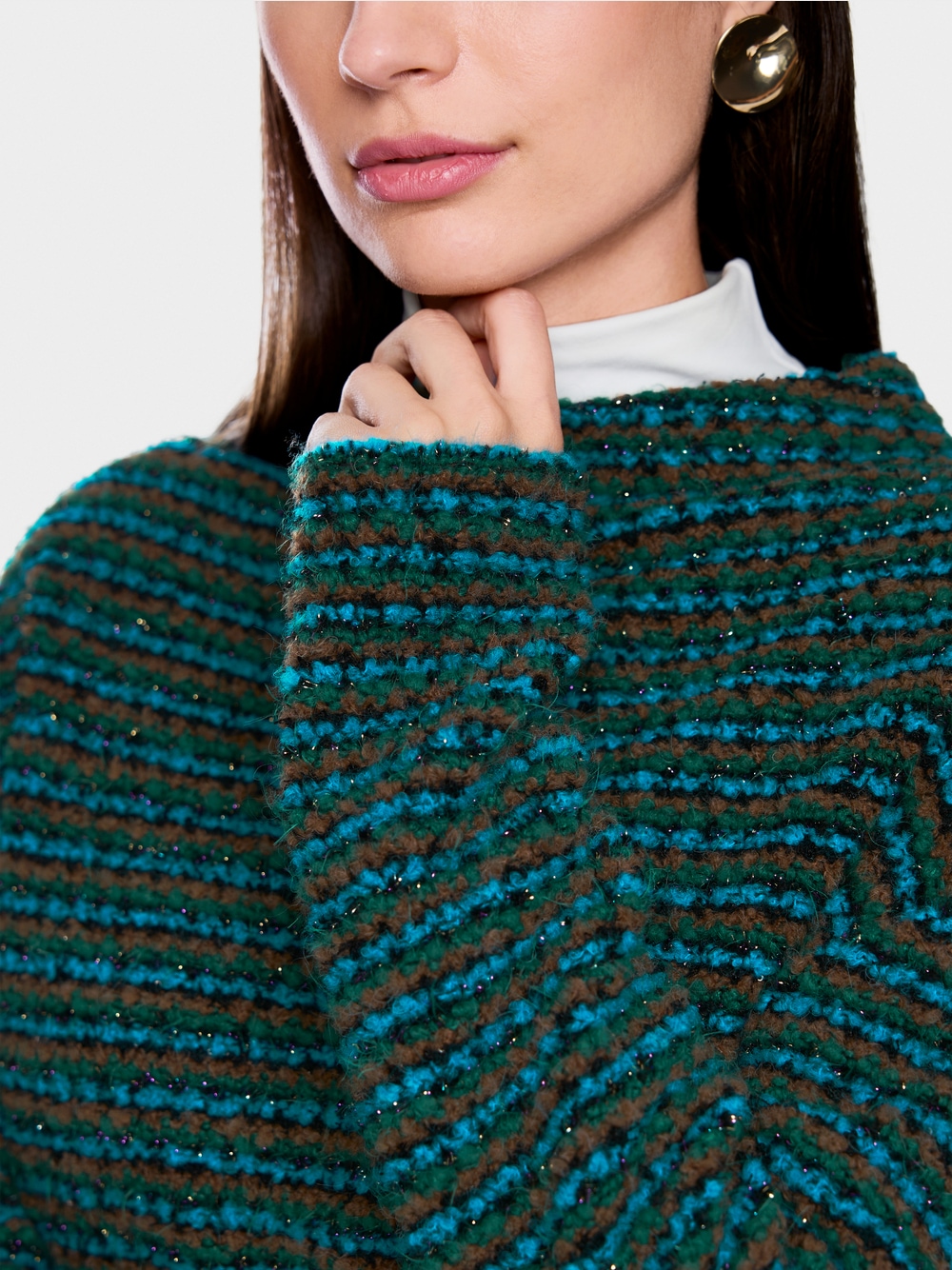 ジェーンマープル Lace trimming cricket sweater ジェーンマープル Lace trimming cricket sweater Jane Marple