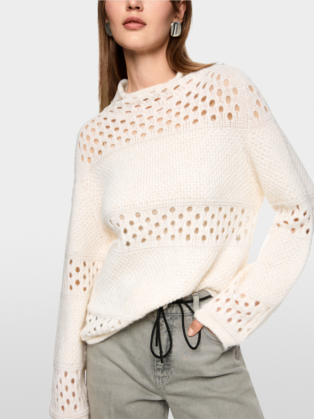 Alpakamix-Pullover Knitted in Germany