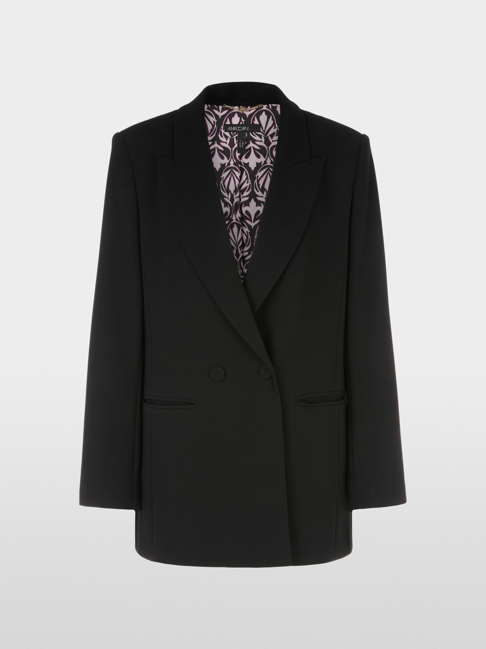 Marc Cain Lightweight blazer in linen blend NC 34.29 W47 363 main image 1