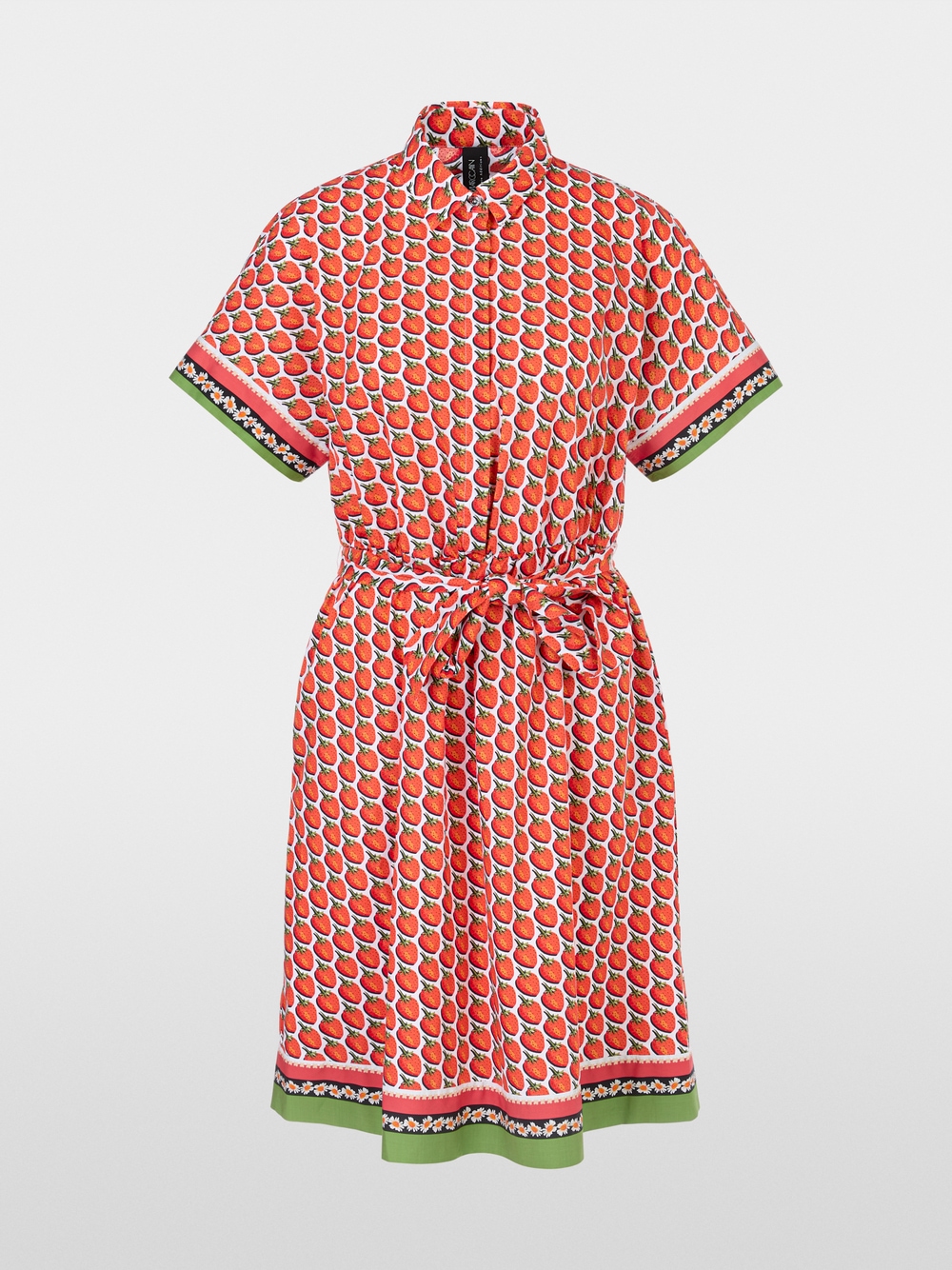 Marc Cain Additions Green Patterned Maxi Dress QA 21.22 W10 534 main image 1