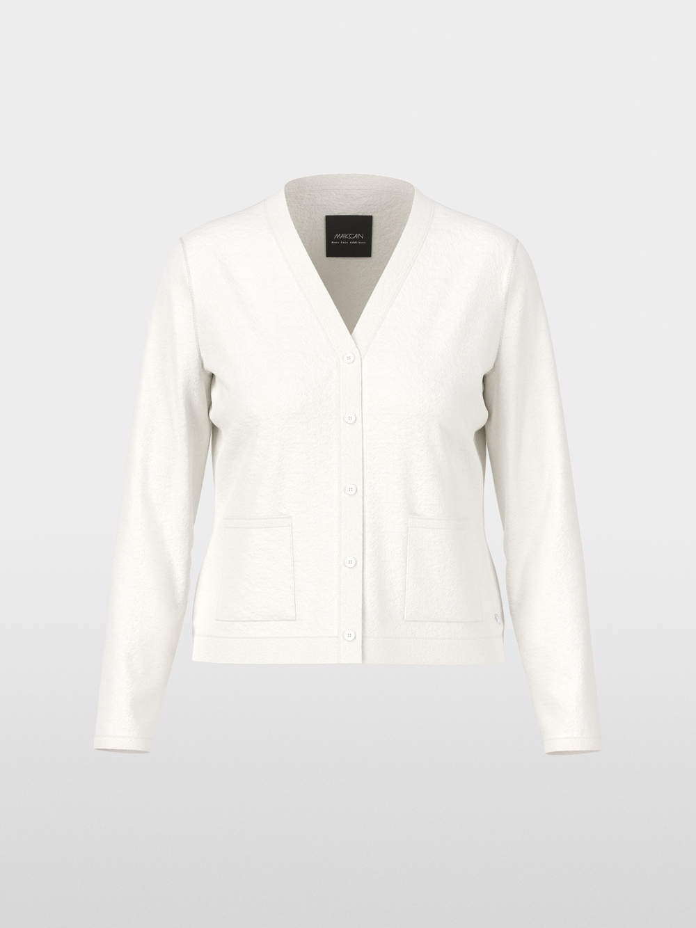 Marc Cain Collections Cardigan with Silk and Cashmere Soft Cream PC 31.06 M50 133 main image 1