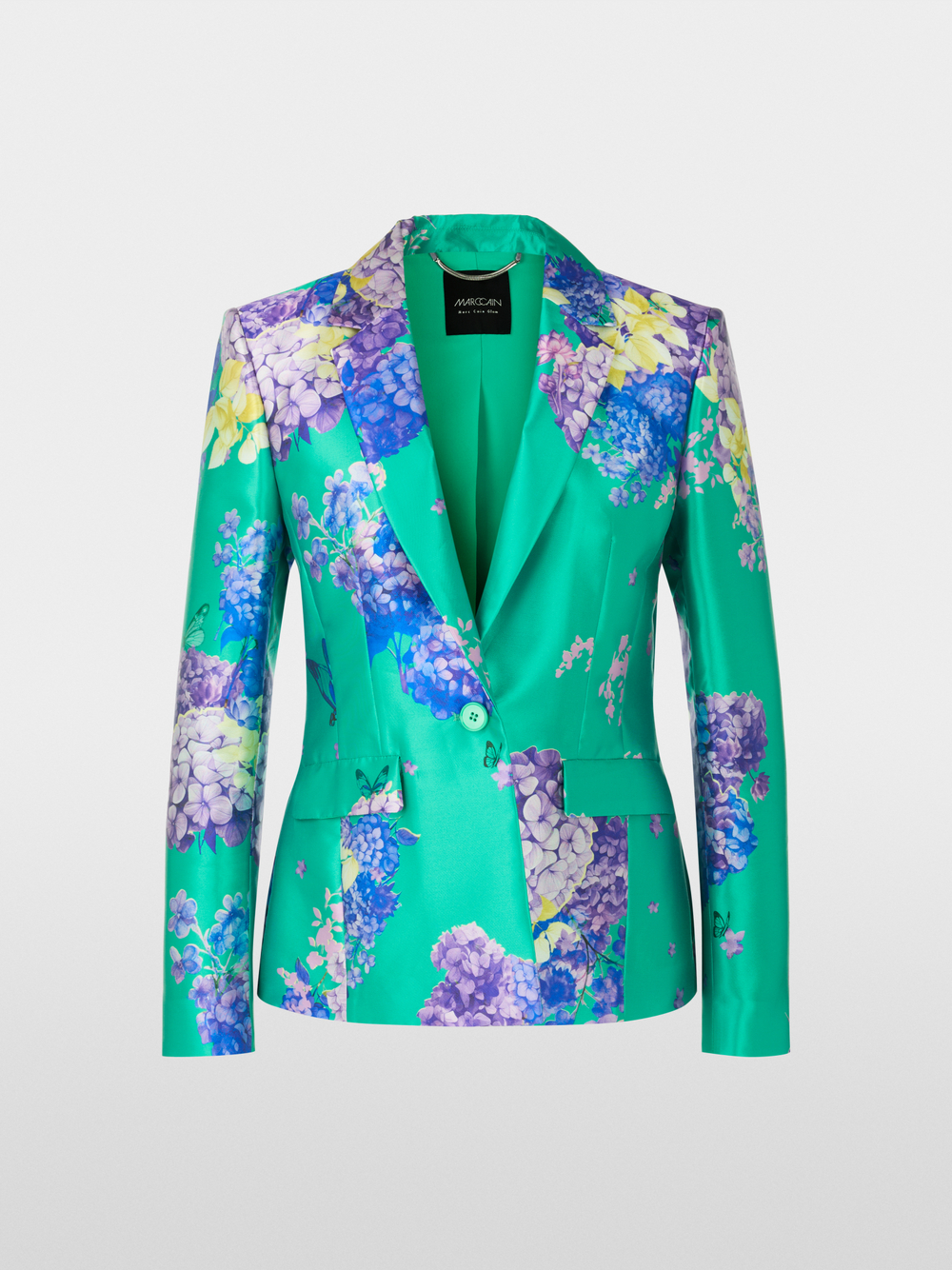 Marc Cain Collections Women's Scuba Jersey Blazer With Sprinkles Print ZC 34.15 J39 Col 836