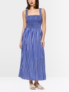 Maxi dress with smocked top