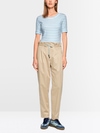 Striped T-shirt made of cotton rib