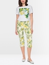 SILEA capri jeans with lemon print
