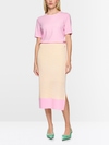 ‘Knitted in Germany’ calf-length skirt