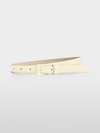 Ceinture fine en cuir avec boucle ardillon