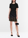 Dress with snake print