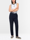FAQUS high-waist stretch trousers