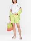 Cactus print and chest pocket T-shirt