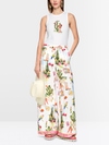 Ribbed top with cactus print