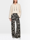 WELKOM trousers with animal print