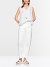 Pantalon en tissu RUMA coupe décontractée en forme de O